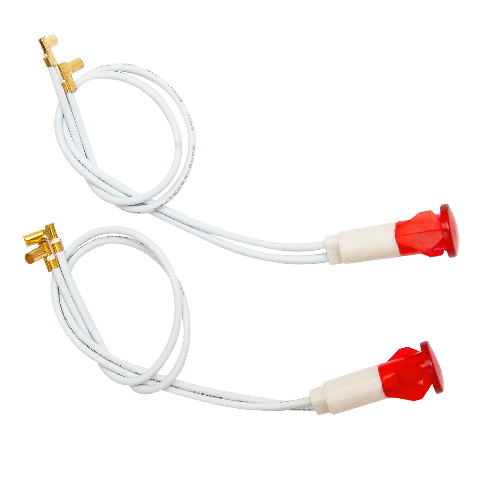 Dia12mm Neon indicator lamp with resistor, cable - Image 2