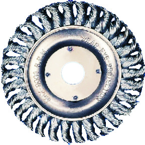 Twisted Wire Section Brushes, 75-175mm Diameter