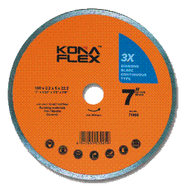 Continuous Rim Diamond Saw Blade for Tile and Stone