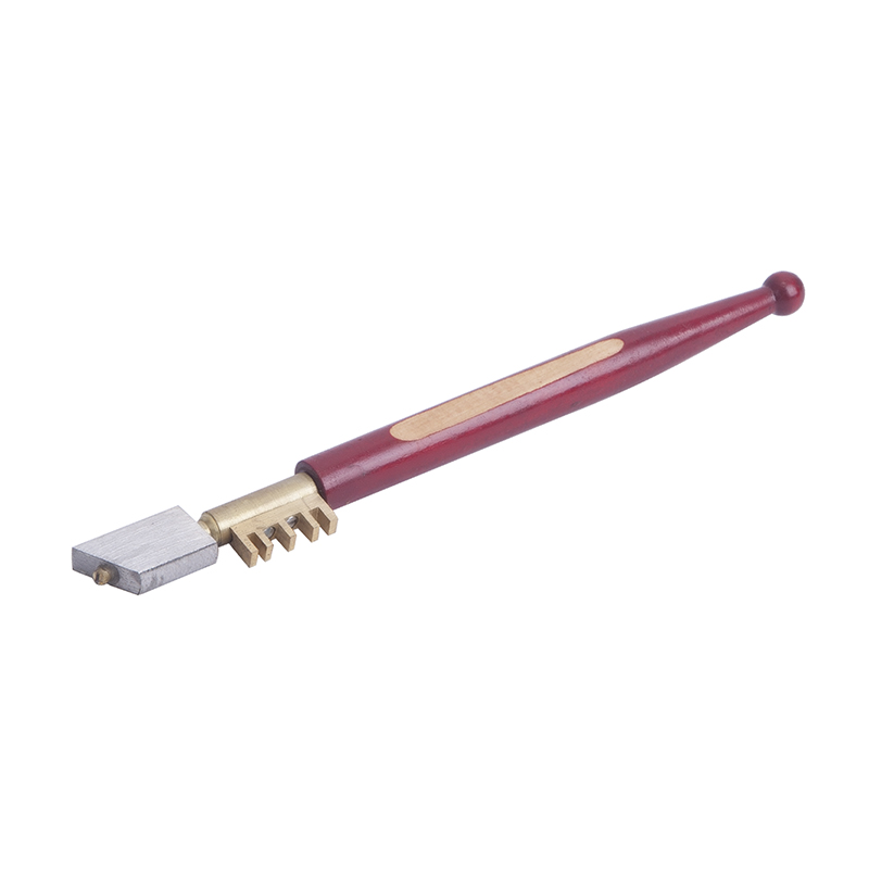 Diamond Glass Scoring Tool with Wooden Handle