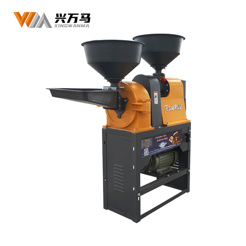 Combined Rice Milling and Corn Crushing Machine