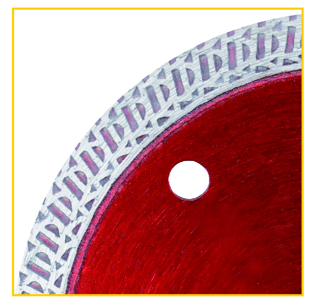 diamond K shape ultra thin turbo saw blade - Image 2