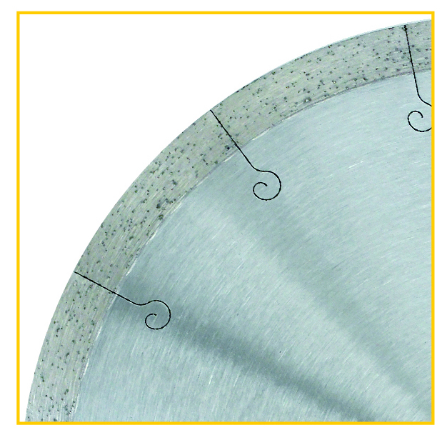 diamond laser slotting ultra-thin hot pressed saw blade - Image 2