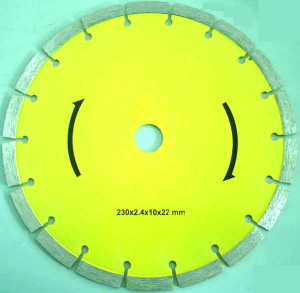 Segmented Diamond Saw Blade for Hard Materials