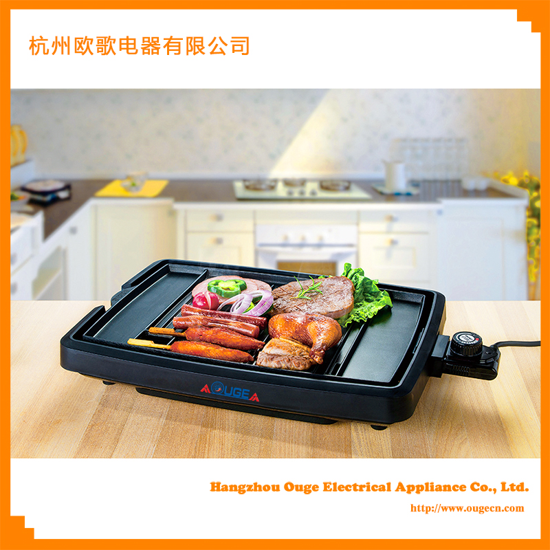 Die cast aluminum electric grill pan with non-stick surface HP4025 - Image 2