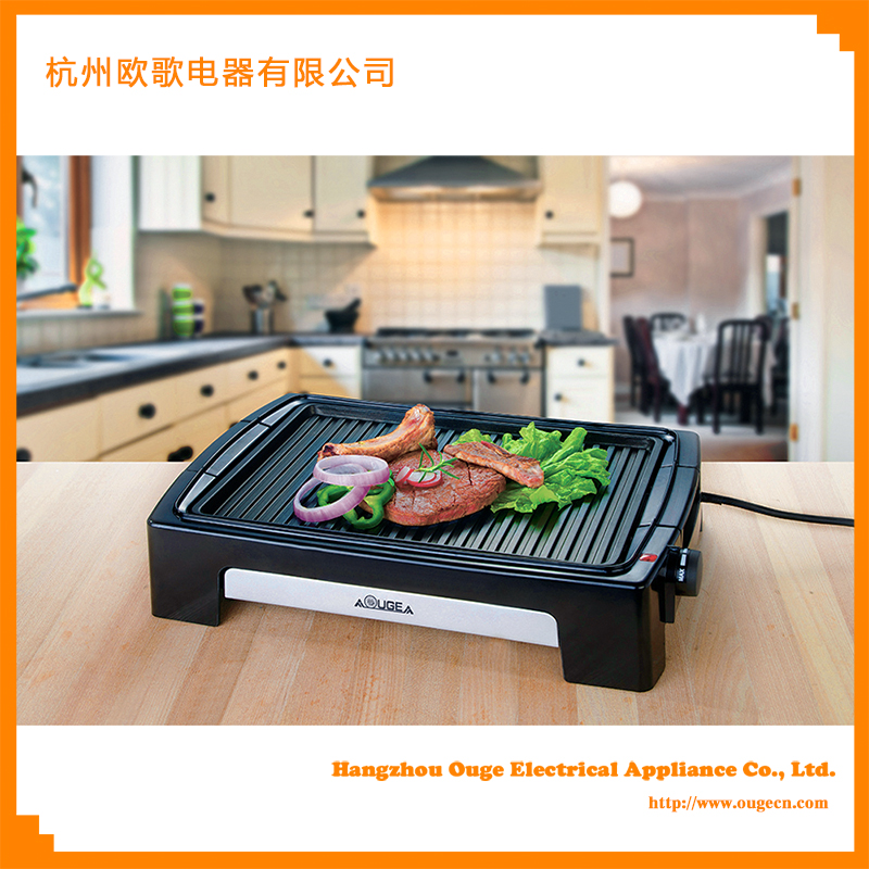 Die cast aluminum electric grill pan with non-stick surface HP4740 - Image 2