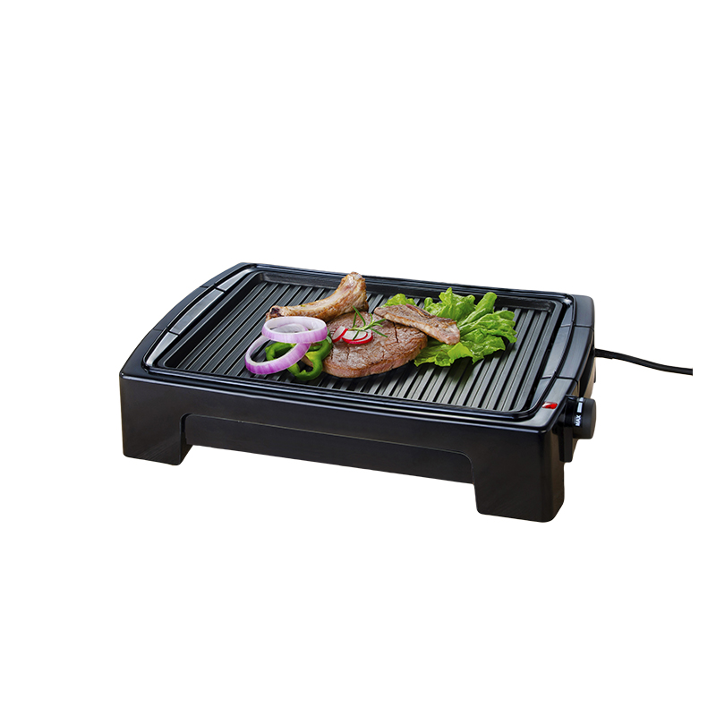 Die-Cast Aluminum Electric Grill Pan with Non-Stick Surface