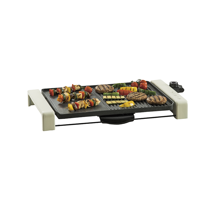 Die-Cast Aluminum Electric Grill Pan with Non-Stick Surface
