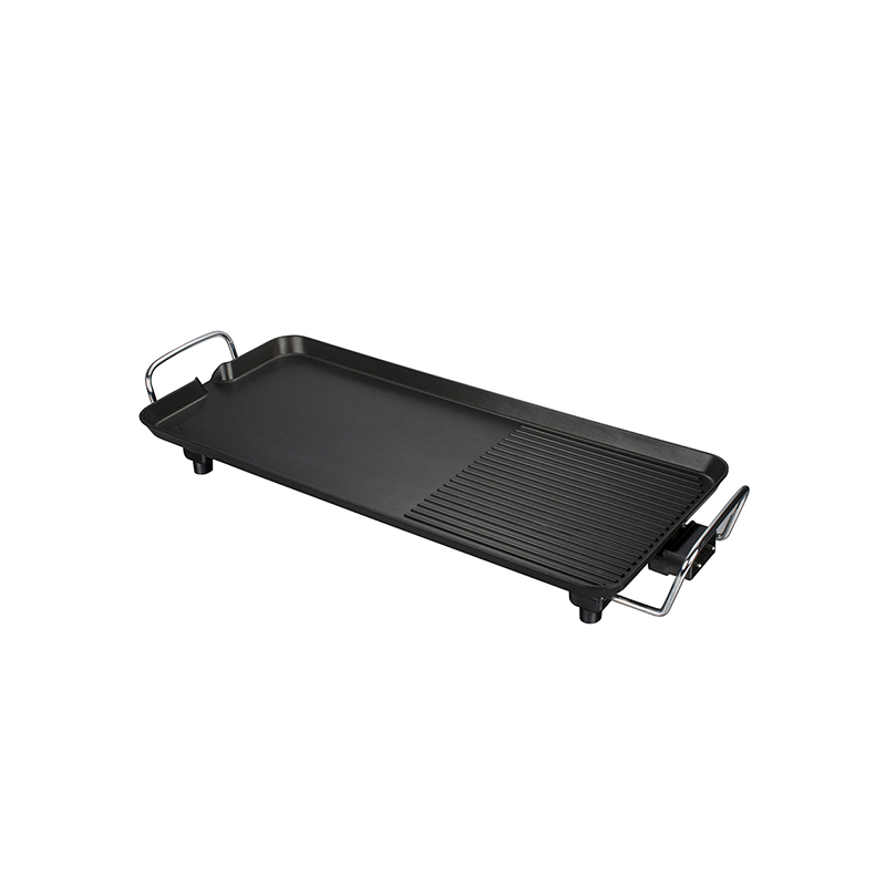 Die-Cast Aluminum Electric Grill Pan with Non-Stick Surface
