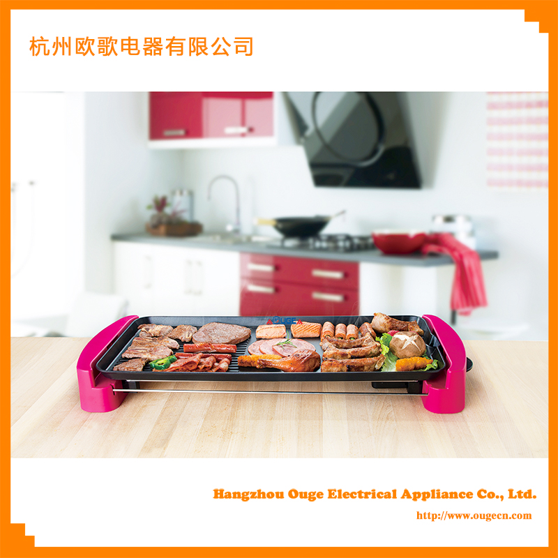 Die cast aluminum electric grill pan with non-stick surface HP6530D - Image 2