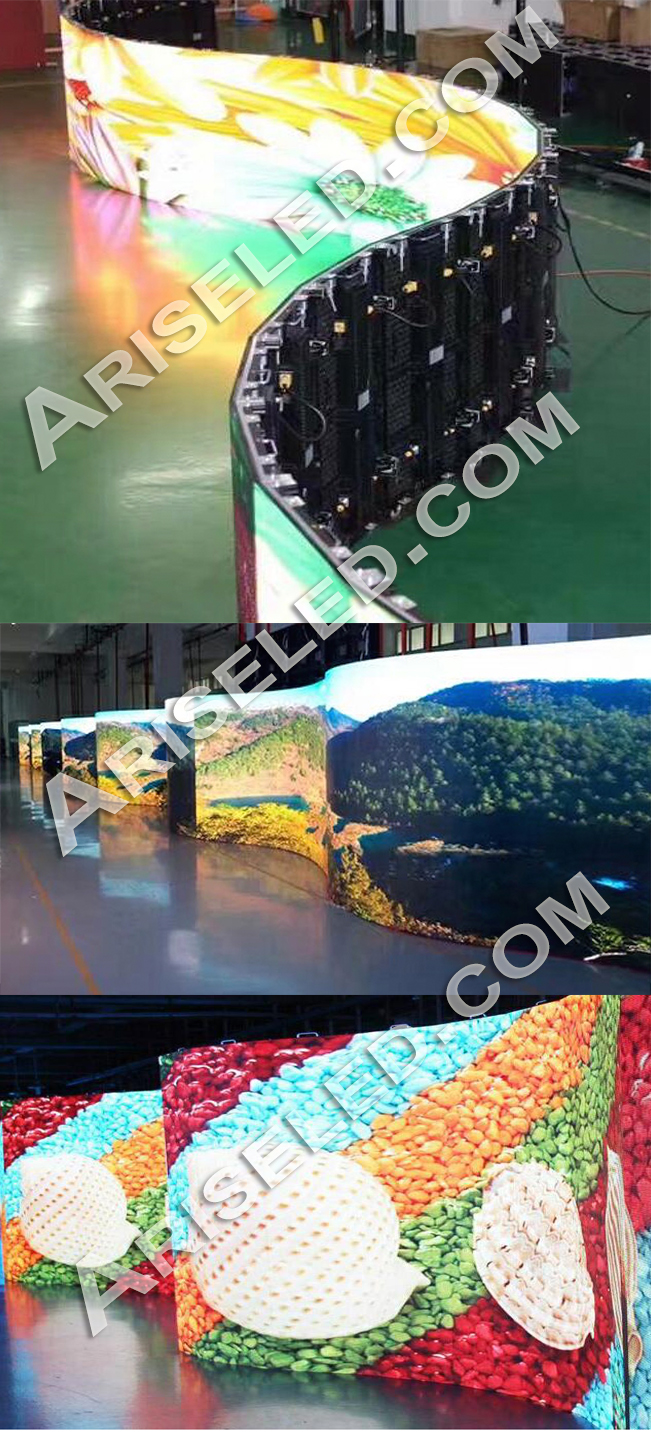 Die-Casting Aluminum Rental LED Display P6.25 P3.91 P4.81 p5.95 p6.94 ARC Screen Indoor outdoor Full - Image 2