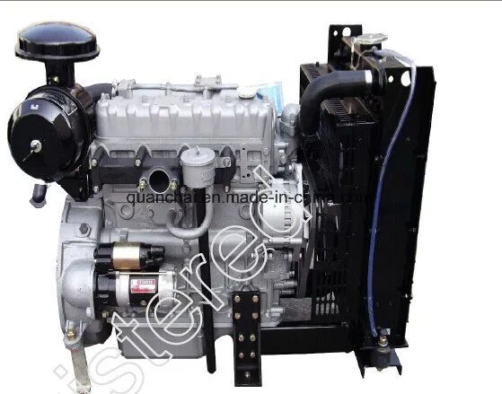 Four-stroke diesel engine assembly