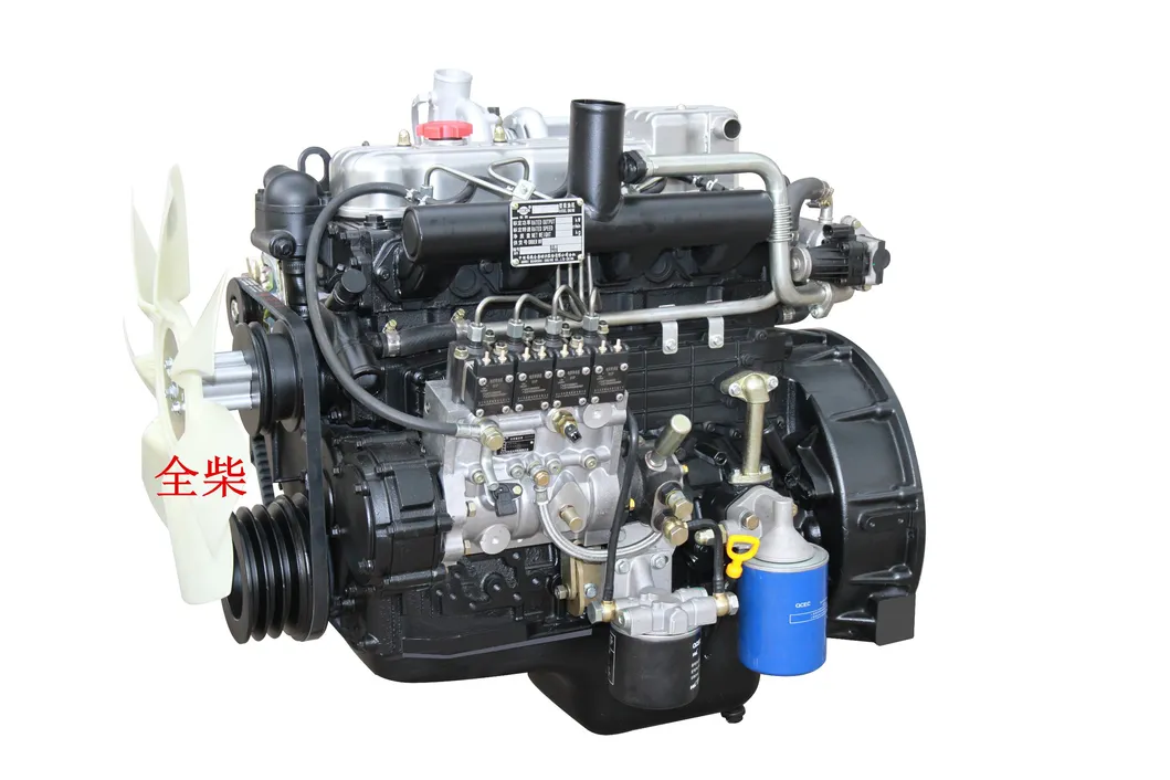 Four-cylinder turbocharged diesel engine profile