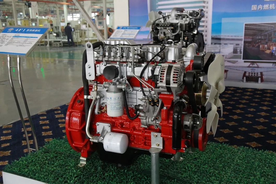 4F1 series diesel engine on display