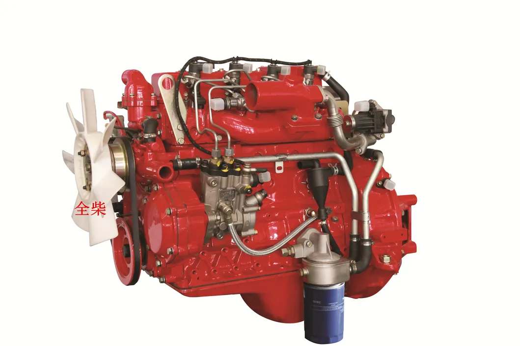 Diesel Engine with Turbocharger and Fuel Filter
