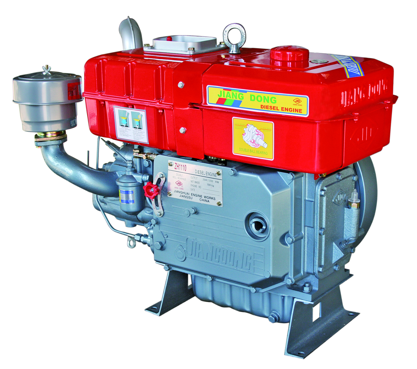 20 HP Single-Cylinder Diesel Engine