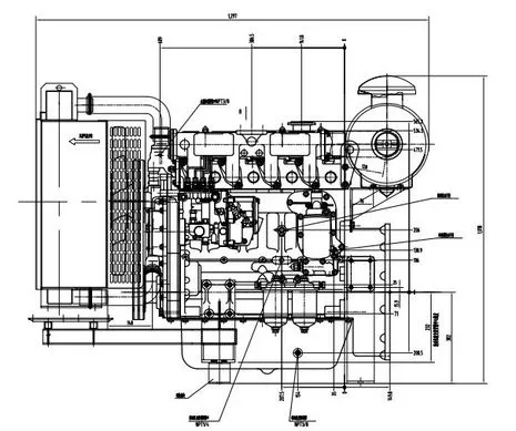 Technical dimensions of diesel engine