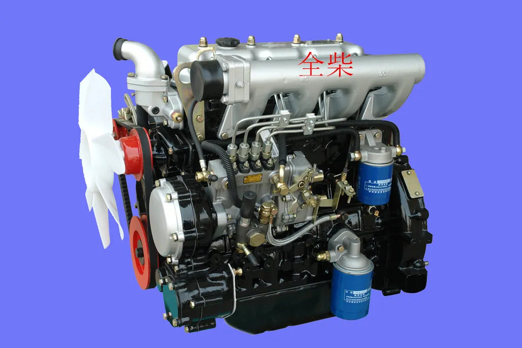 Industrial diesel engine with multi-cylinder configuration