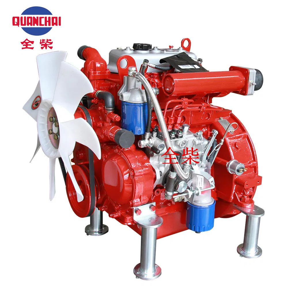 Four-stroke stationary diesel engine