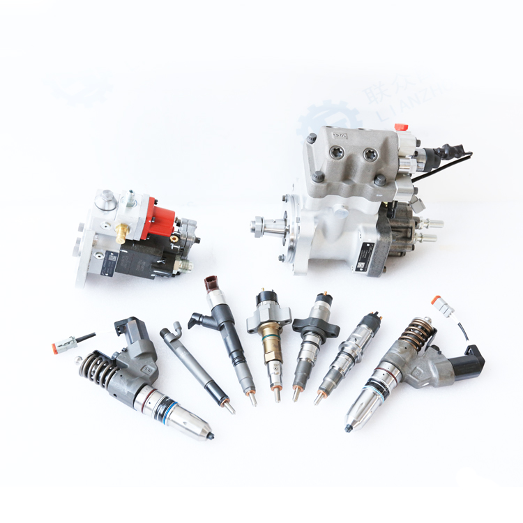 Diesel Engine Assembly with Fuel System Parts