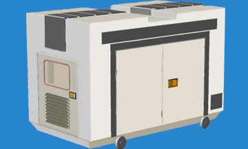 Mobile Diesel Generator with Solar Assist