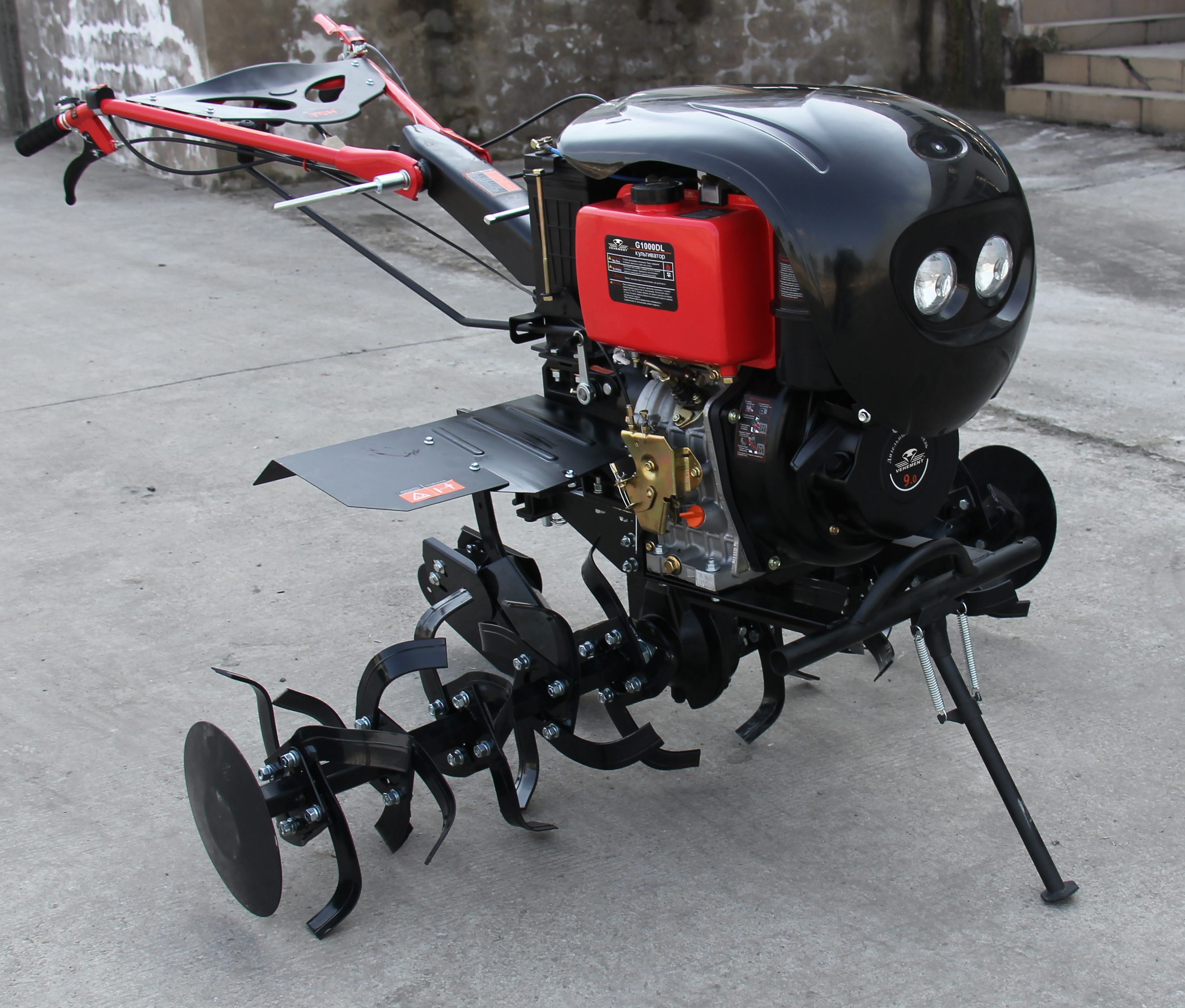 Diesel Powered Rotary Tiller
