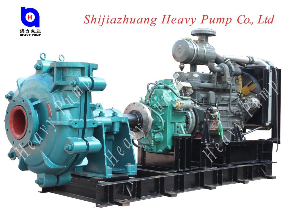 diesen engine drived slurry water pump for solids mud transport - Image 4