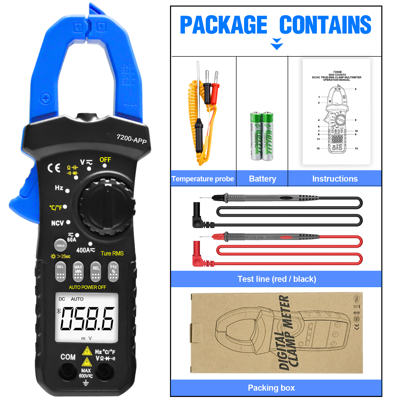 Clamp Meter Kit and Accessories