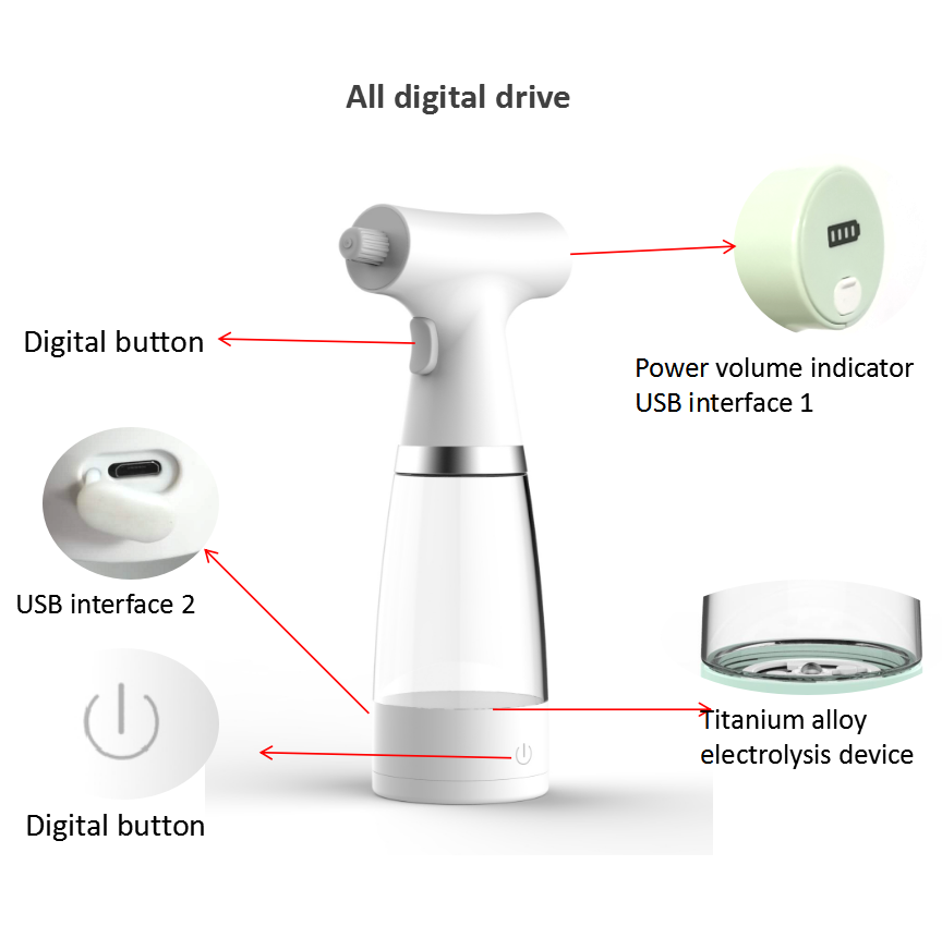Digital Disinfectant Water Electrolyzer