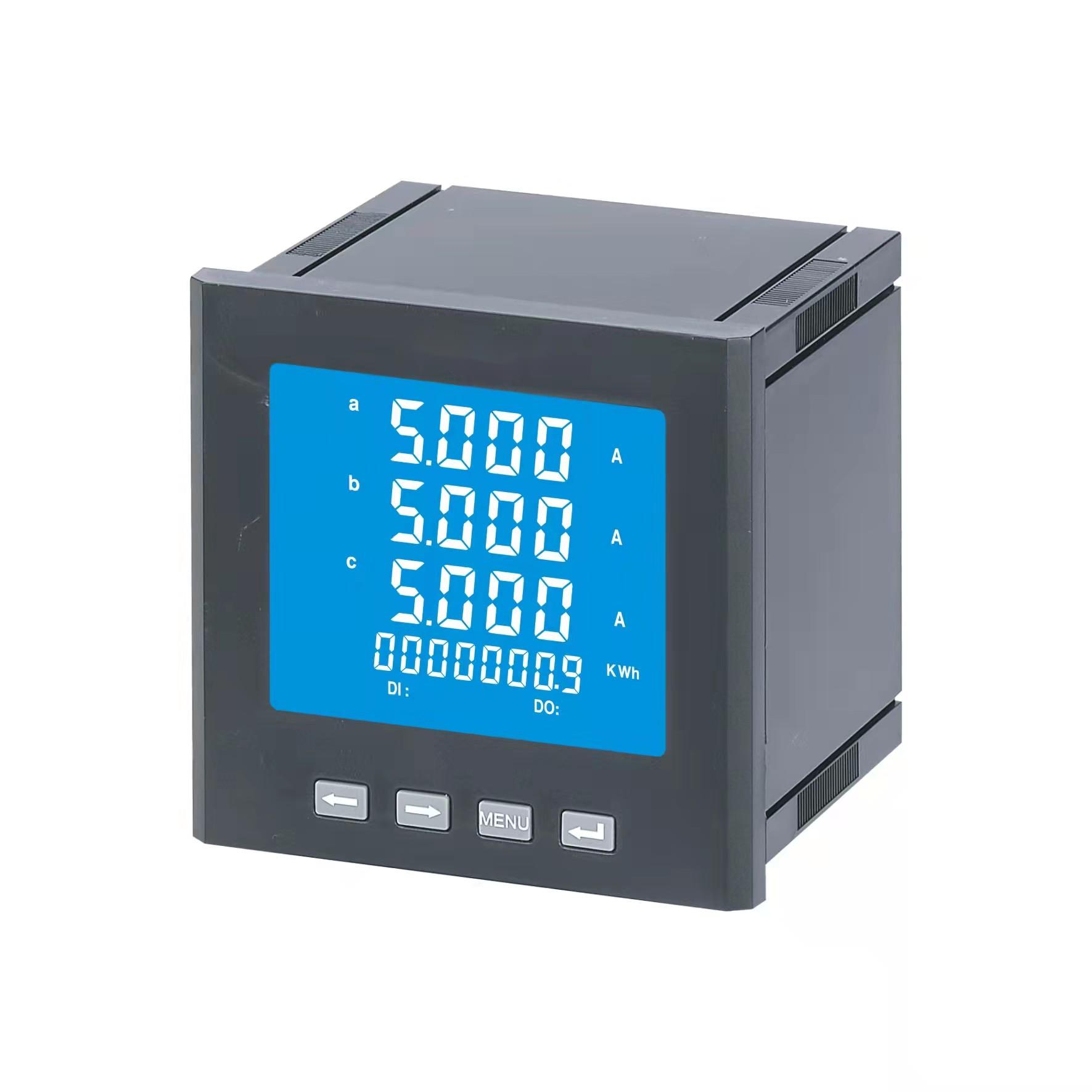 Programmable Combination Digital Panel Meter with LCD Display