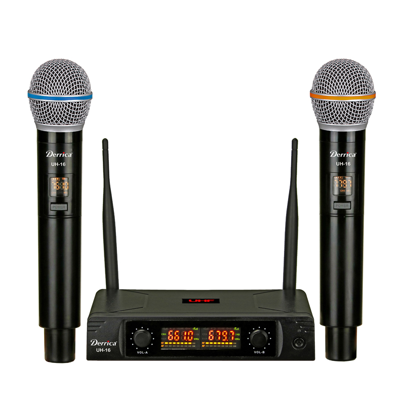 Digital Diversity 2x30 channels UHF Handheld Wireless Microphone UH-16-MM - Image 3