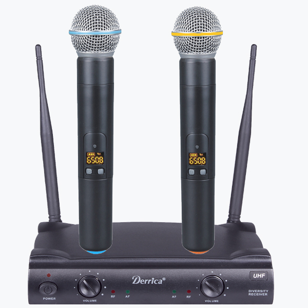 Dual Channel 2x30 UHF Wireless Microphone System
