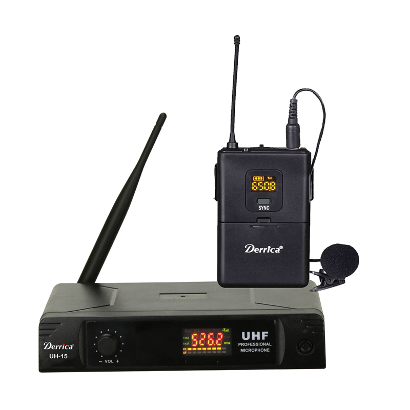 Digital Diversity 30 channels UHF Lapel Wireless Microphone UH-15-H - Image 3