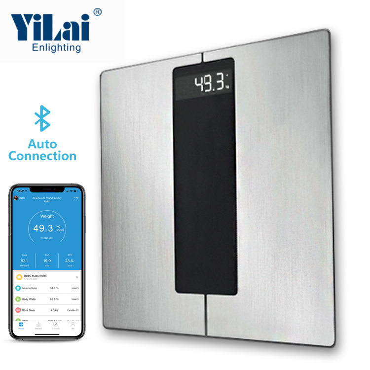 Digital Stainless steel Platform OEM bmi composition body fat smart bluetooth scale - Image 3