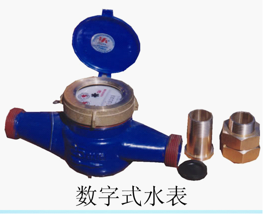 Digital Water Meter with Brass Fittings