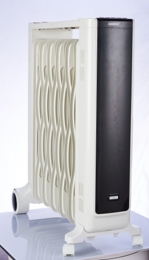 Digital Oil-Filled Radiator with Wavy Fins