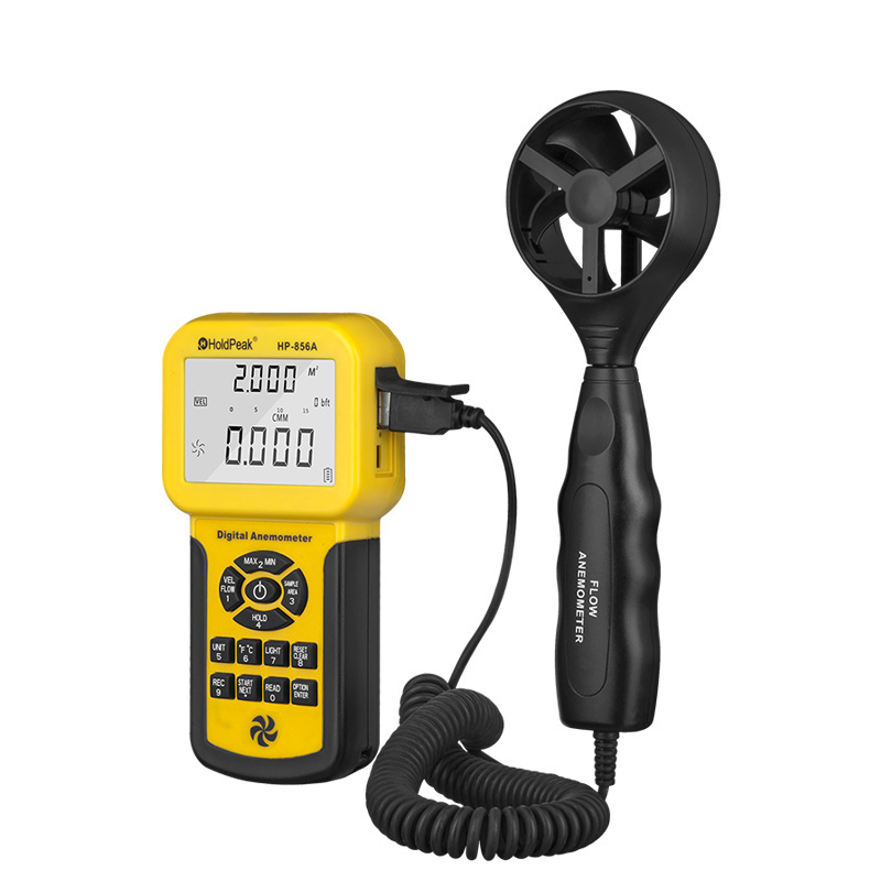Digital Wind Speed meter USB Wind Speed Meter Anemometer HP-856A - Image 3