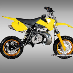 Yellow and Black Off-Road Motorcycle