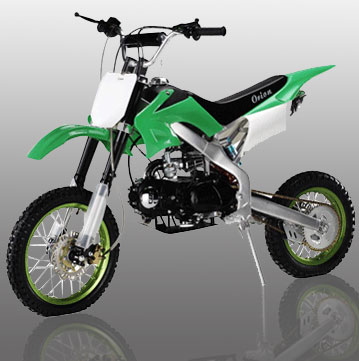 Off-Road Motorcycle with Single-Cylinder Engine