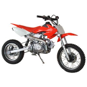 Off-Road Dirt Bike with Knobby Tires