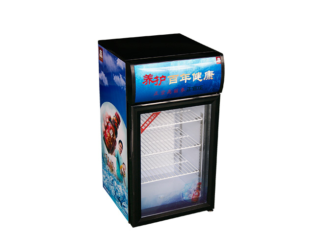 Display Freezer with Heating and Cooling