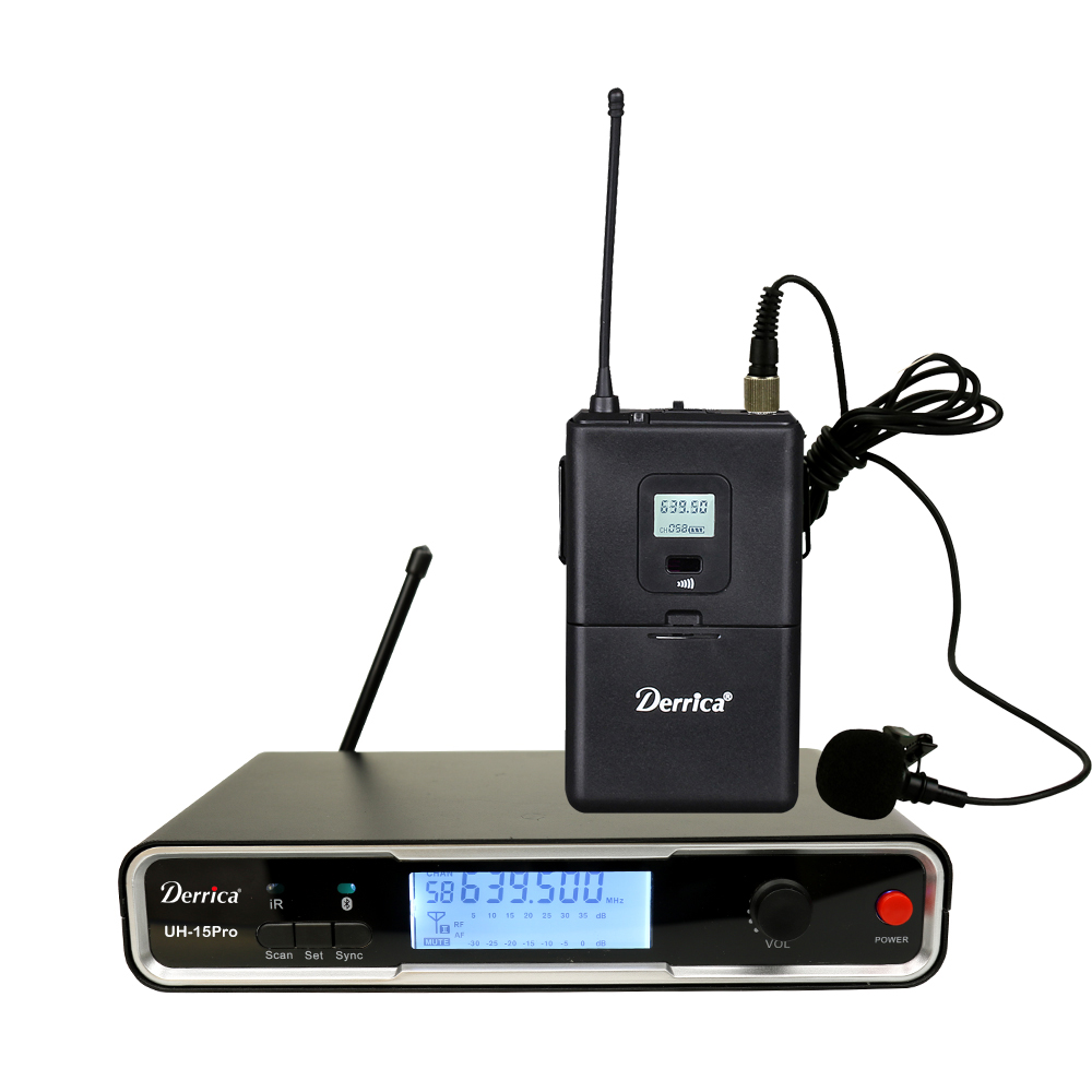 Diversity 100 channels UHF Wireless Lapel Microphone UH-15Pro-H - Image 3
