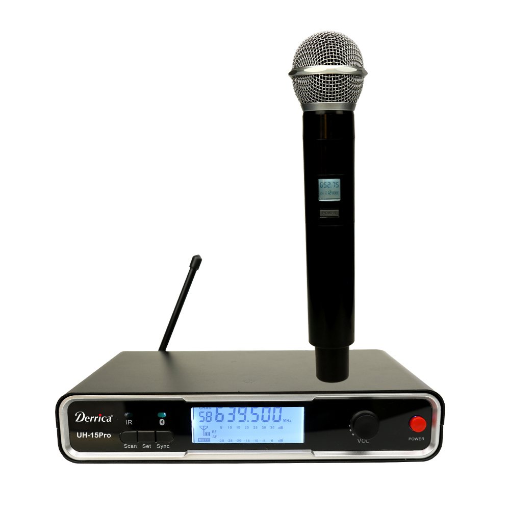 UHF Wireless Lavalier Microphone System with 100 Channels