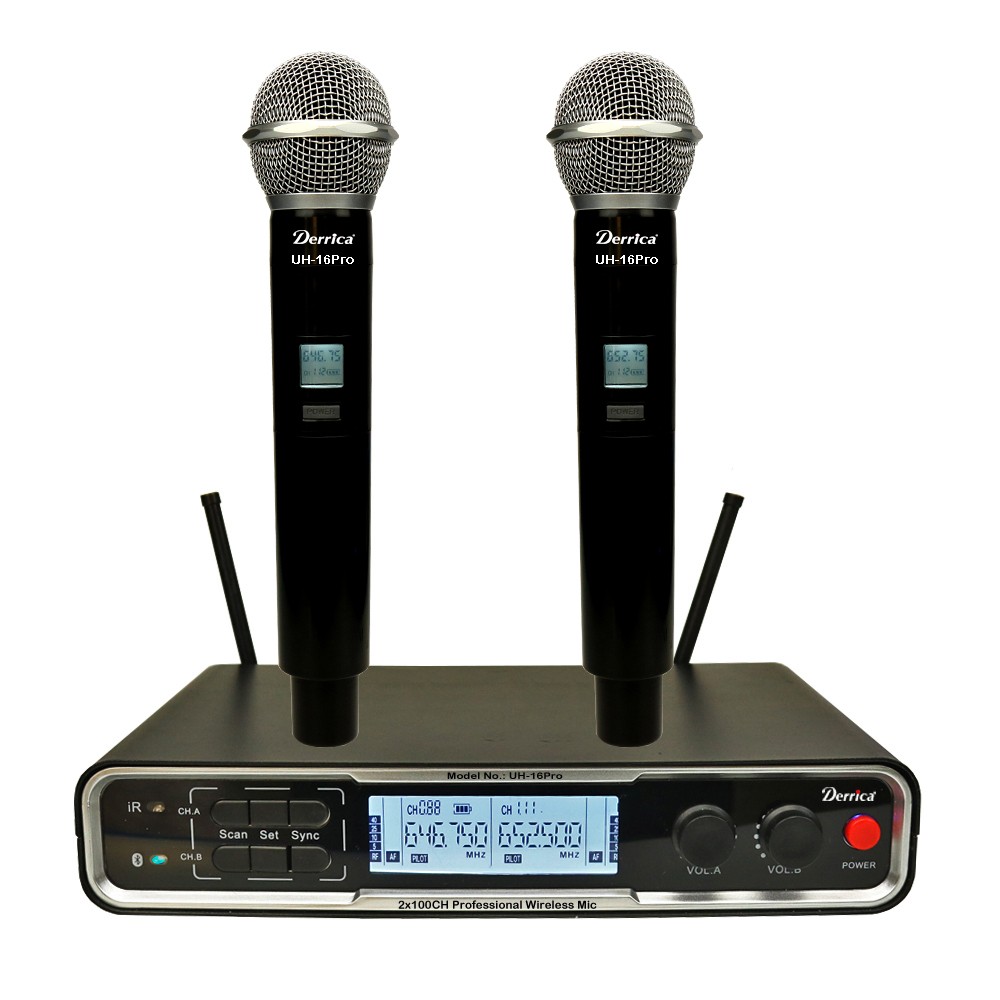 Diversity 2x100 channels UHF Wireless Microphone UH-16Pro - Image 3