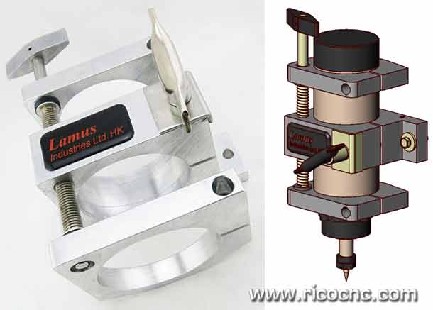 Adjustable CNC Router Spindle Mount