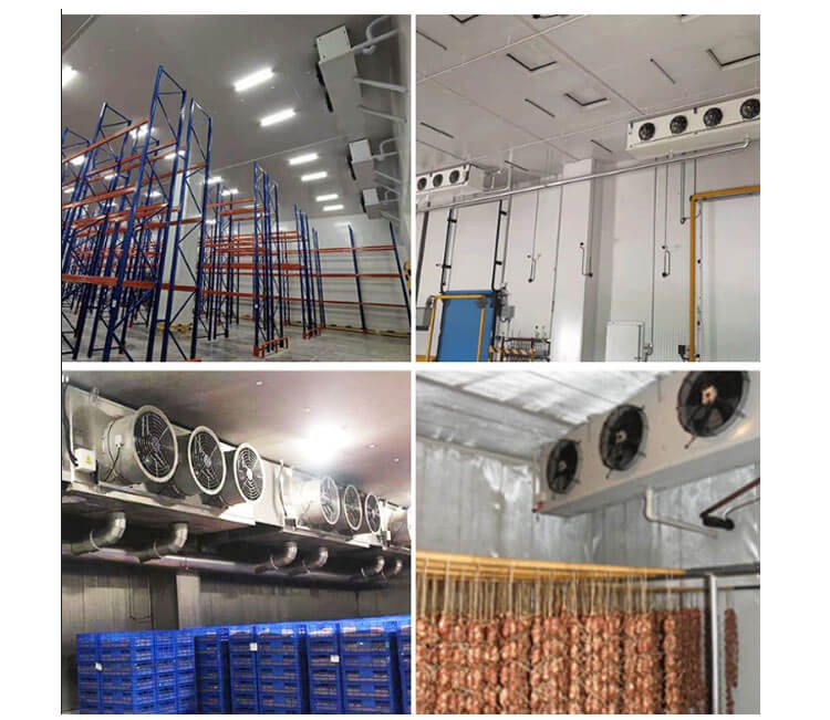 Full view of the quick freezing refrigeration unit