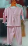 Infant Pajama Set with V-Neck Top