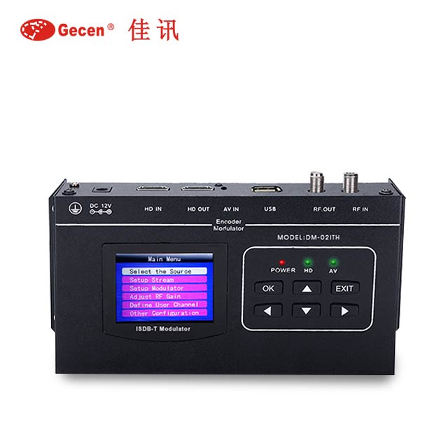 HD/AV to ISDB-T Encoder Modulator