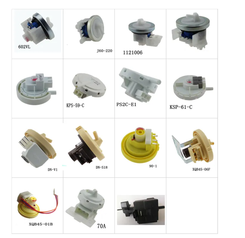 Various models of water level pressure sensors