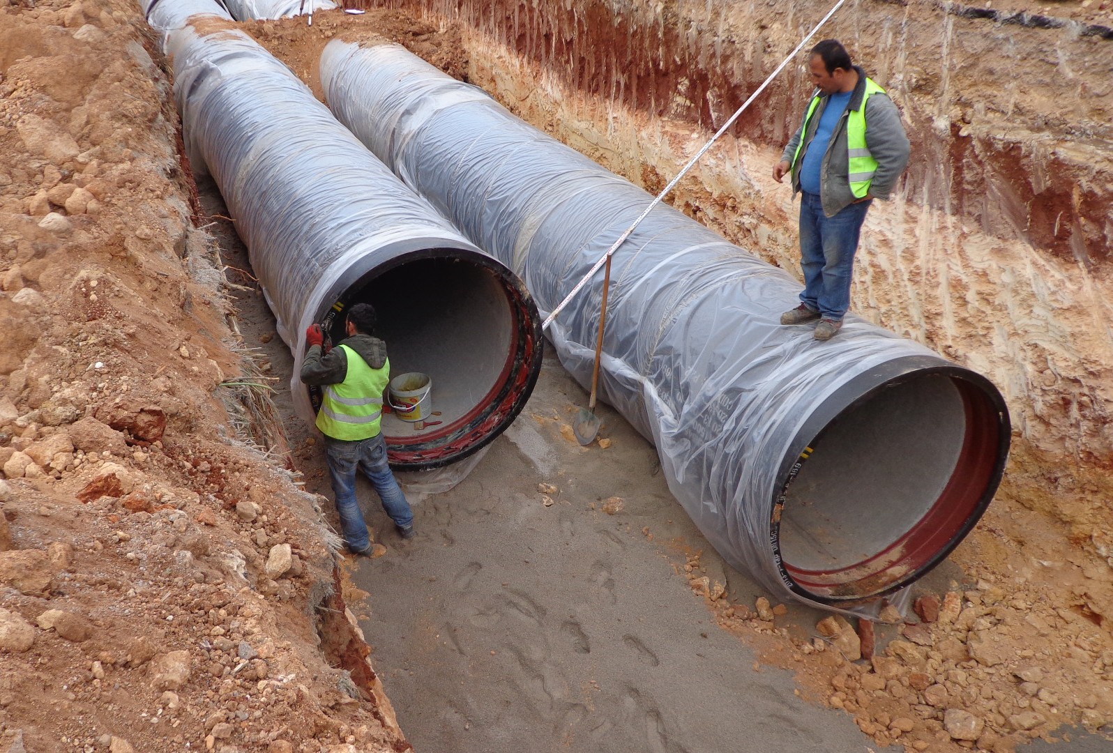 DN1500 Ductile Iron Pipes for Water Distribution